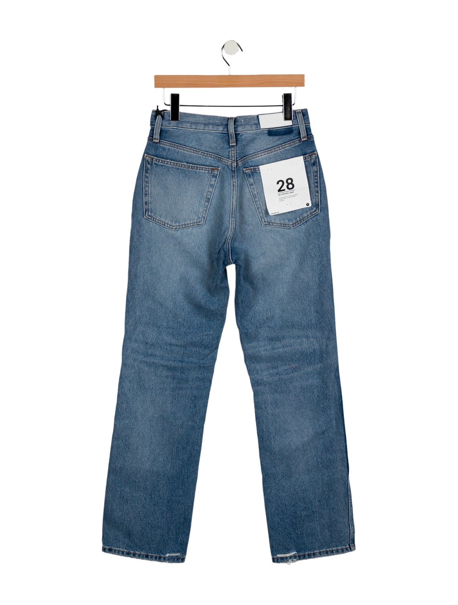 RE/DONE High-Rise Wide Leg Jeans w/ Tags