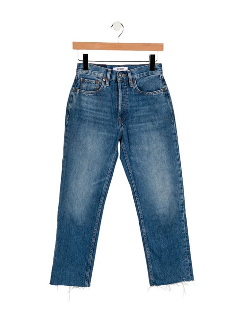 RE/DONE Mid-Rise Straight Leg Jeans