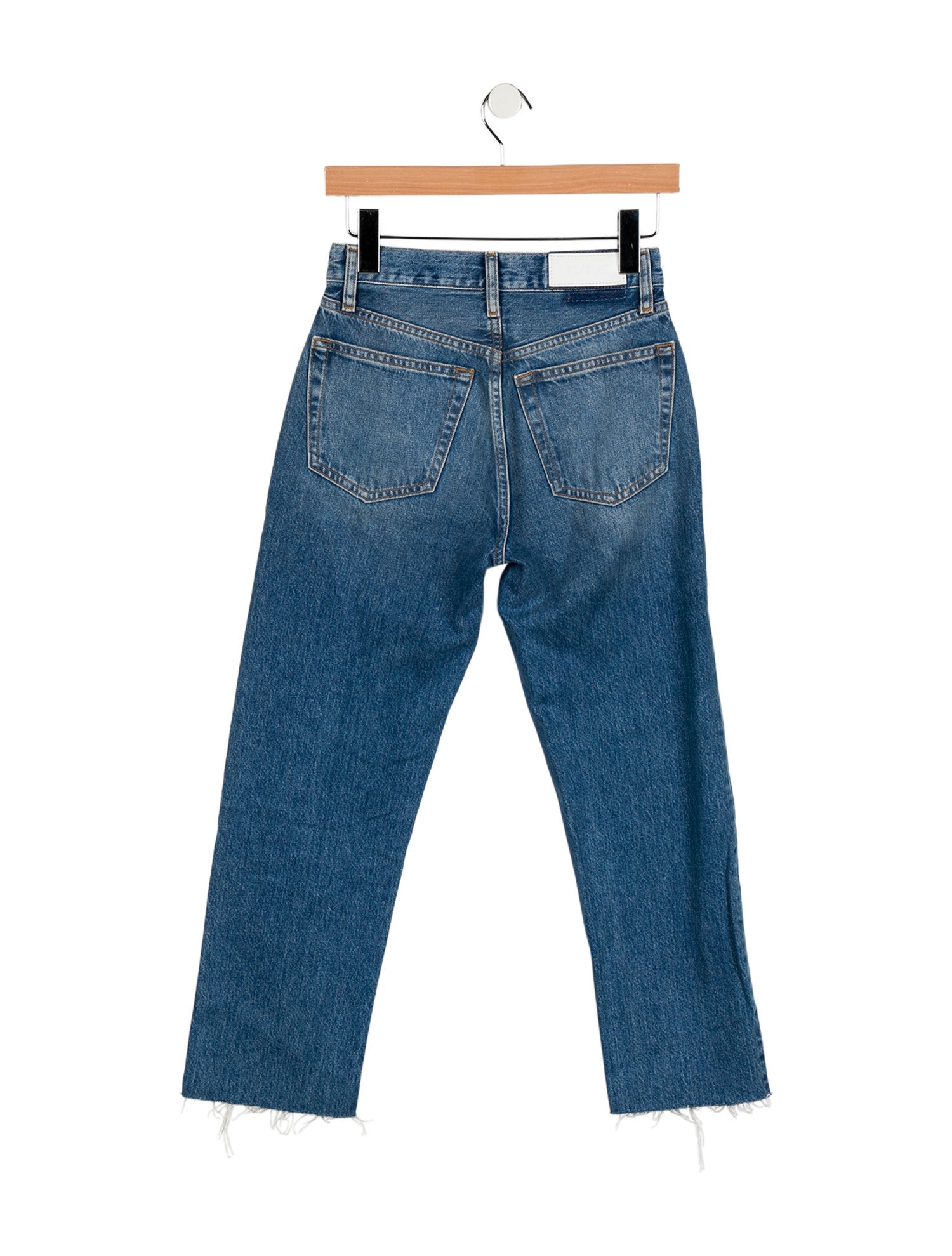 RE/DONE Mid-Rise Straight Leg Jeans
