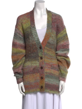 RE/DONE Striped V-Neck Sweater