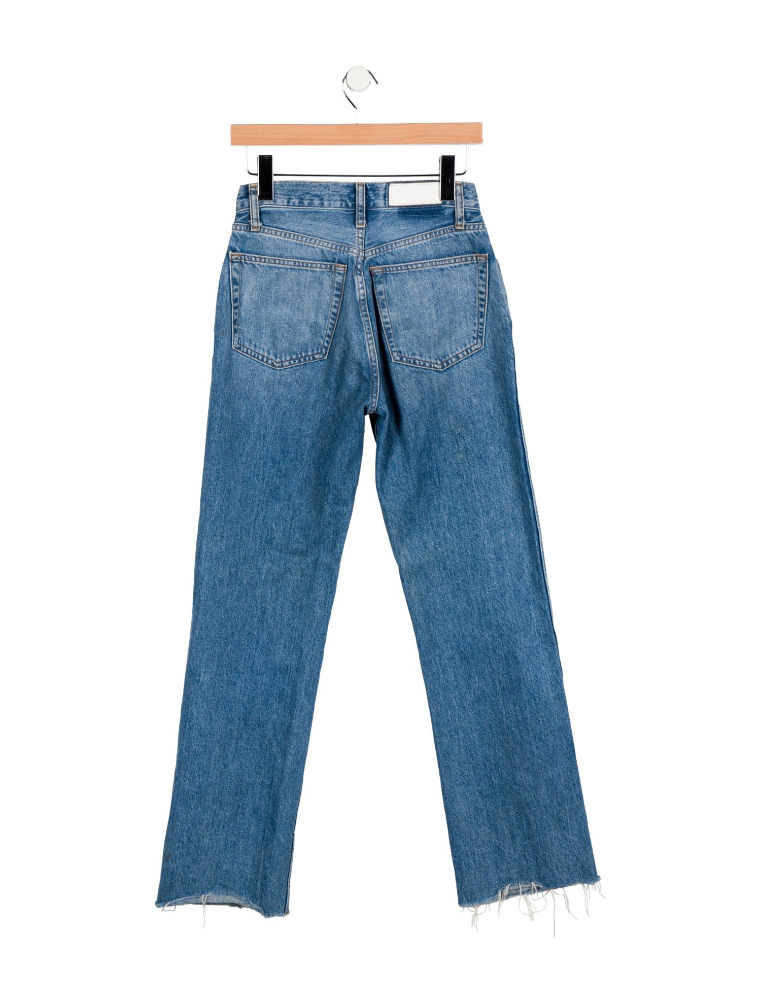 RE/DONE Mid-Rise Straight Leg Jeans