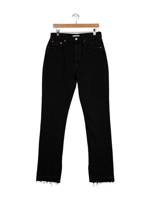 RE/DONE High-Rise Straight Leg Jeans