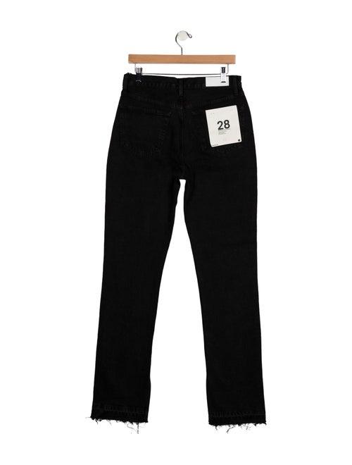 RE/DONE High-Rise Straight Leg Jeans