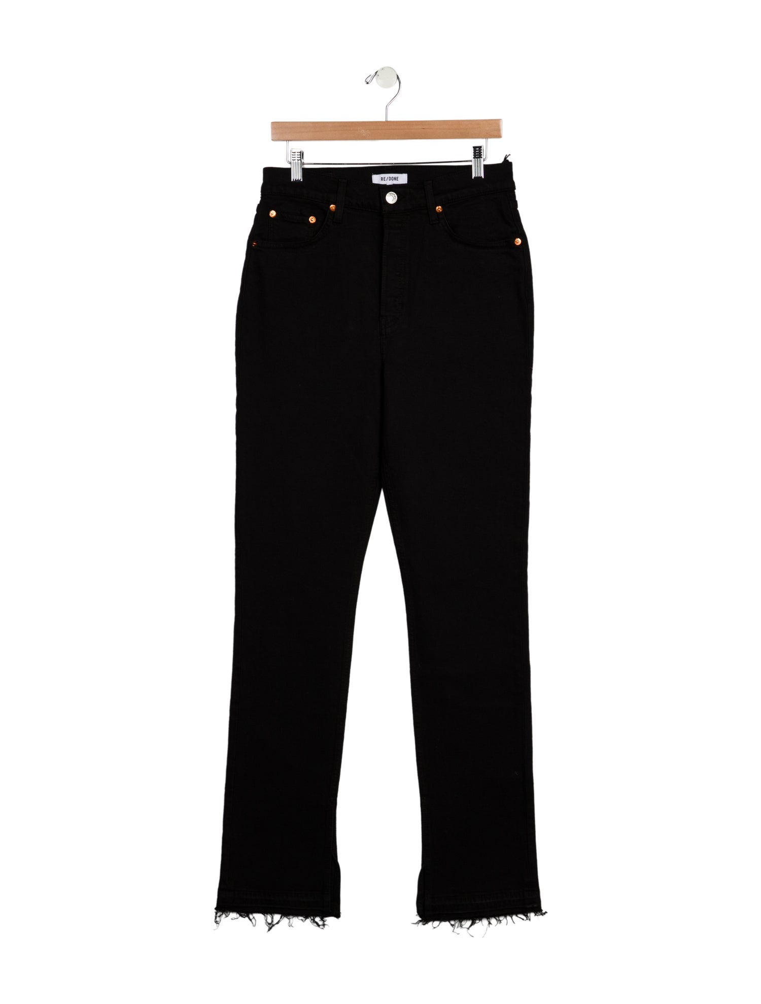 RE/DONE High-Rise Straight Leg Jeans
