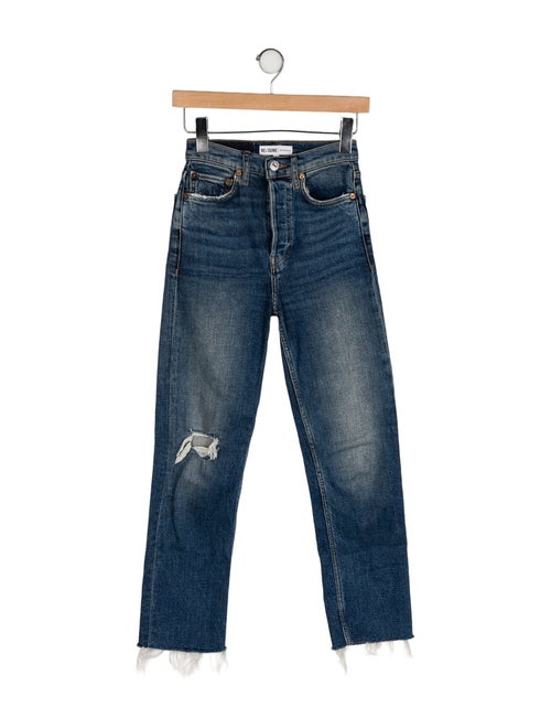 RE/DONE Mid-Rise Straight Leg Jeans
