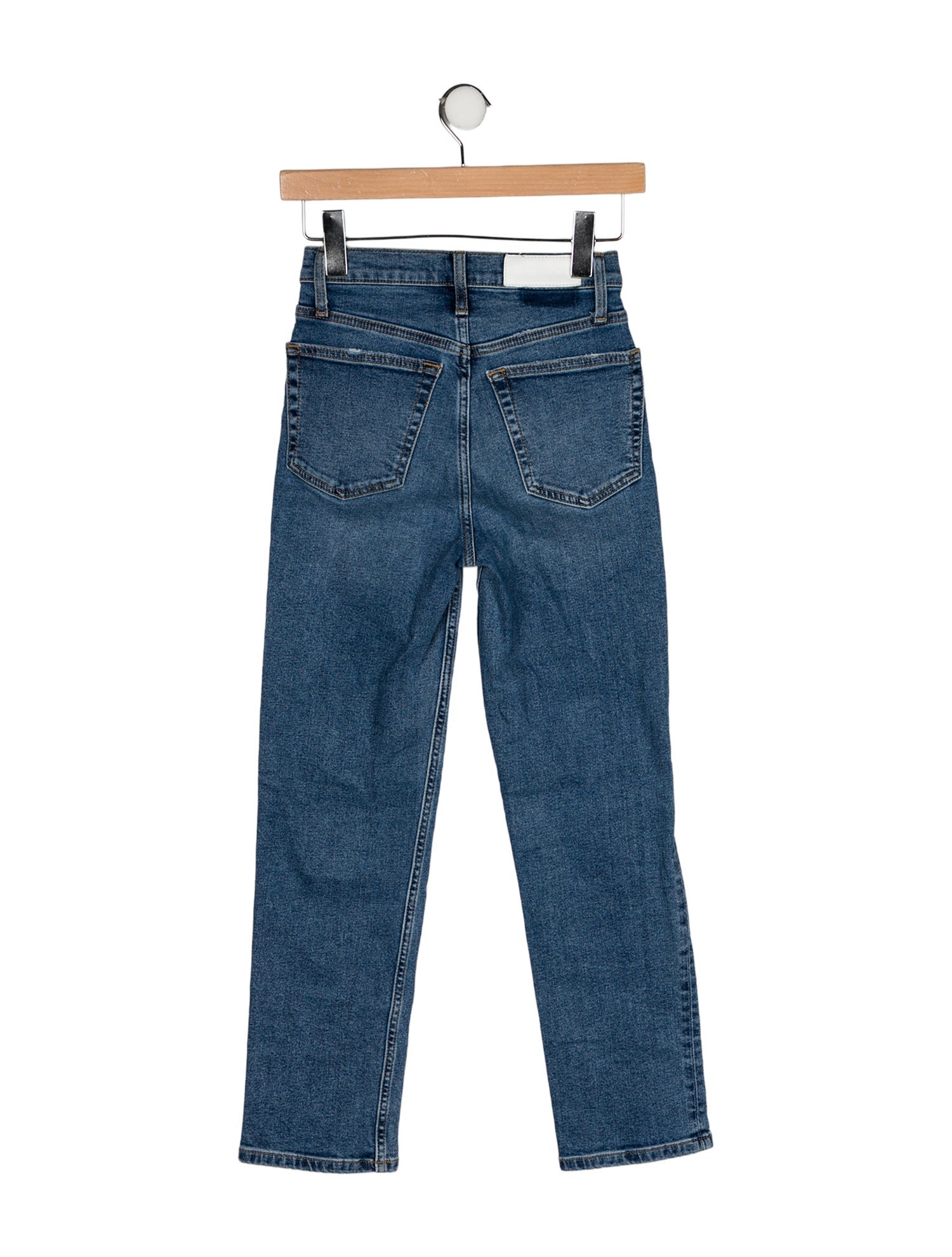 RE/DONE Mid-Rise Straight Leg Jeans