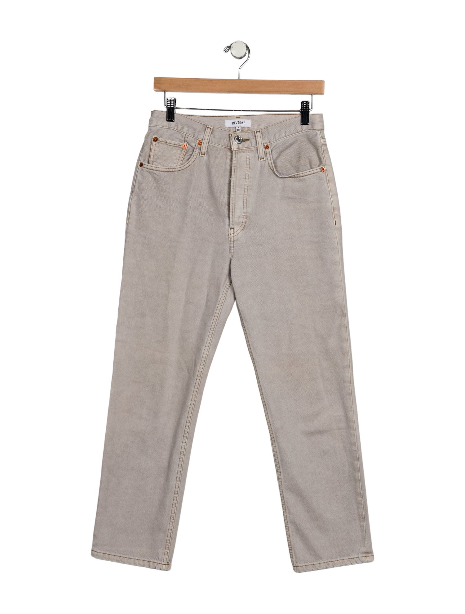 RE/DONE Mid-Rise Straight Leg Jeans
