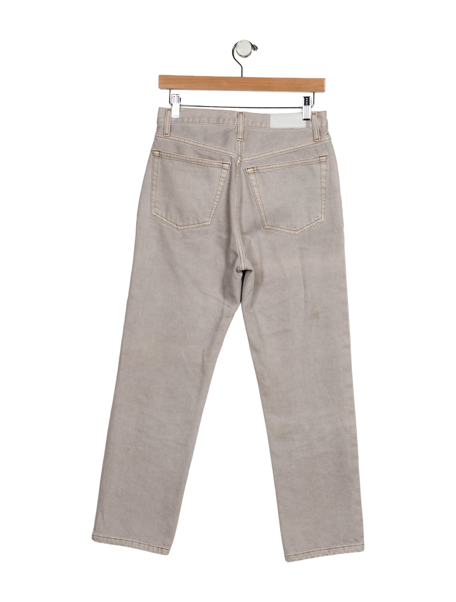 RE/DONE Mid-Rise Straight Leg Jeans