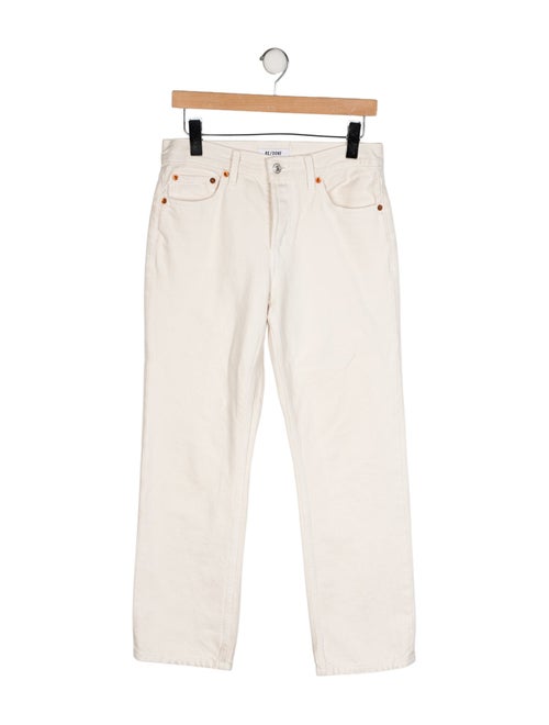 RE/DONE Mid-Rise Straight Leg Jeans