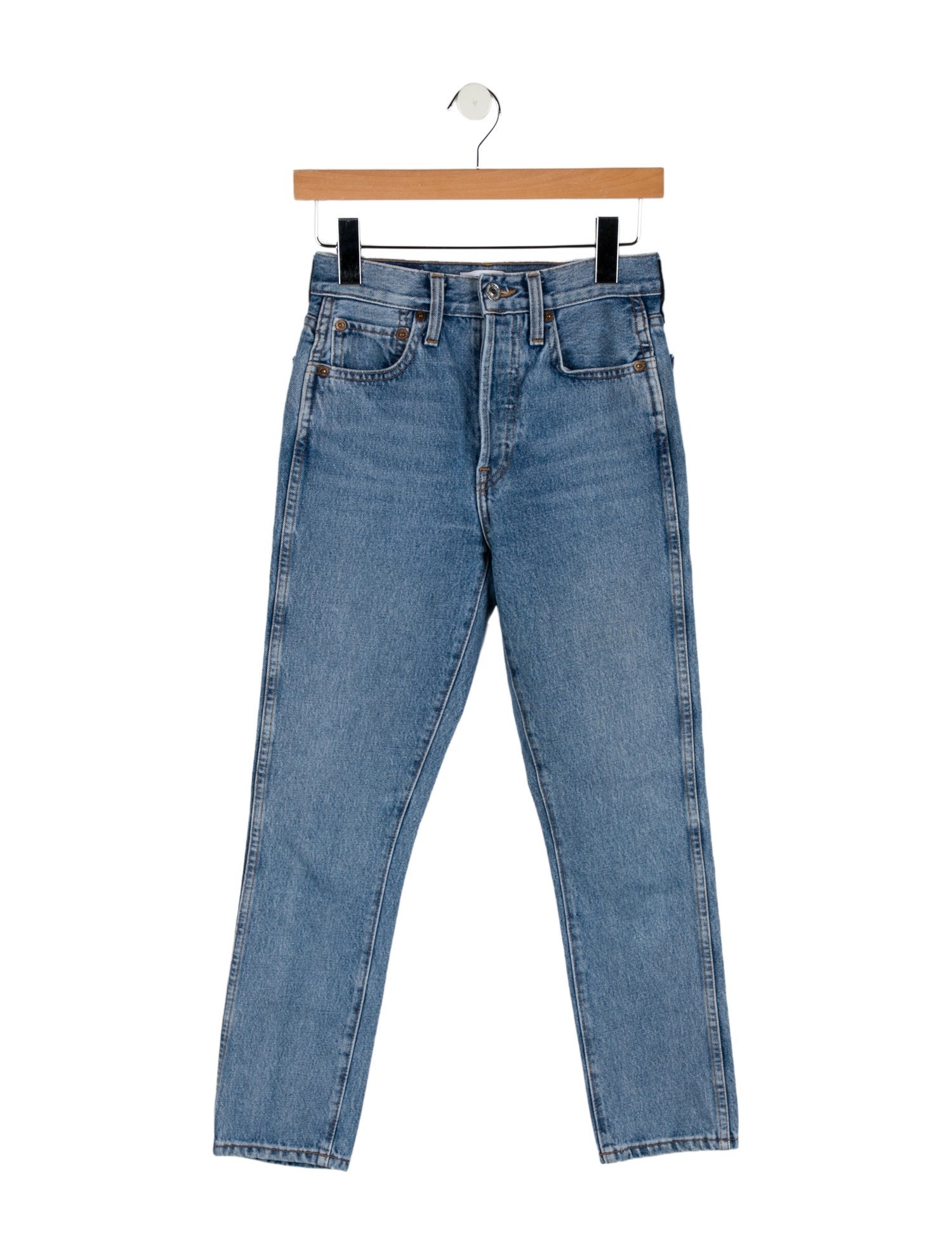 RE/DONE Mid-Rise Skinny Leg Jeans