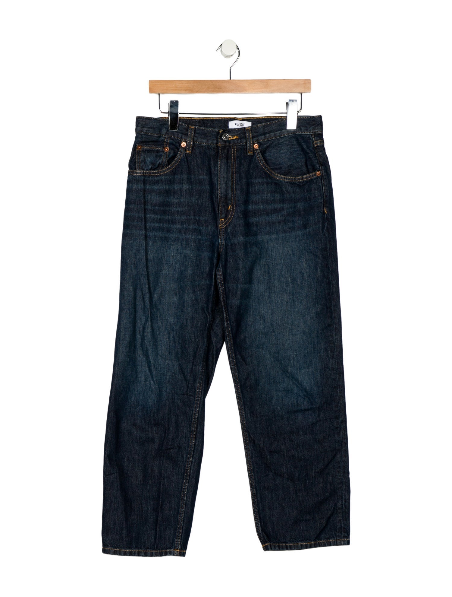 RE/DONE High-Rise Wide Leg Jeans