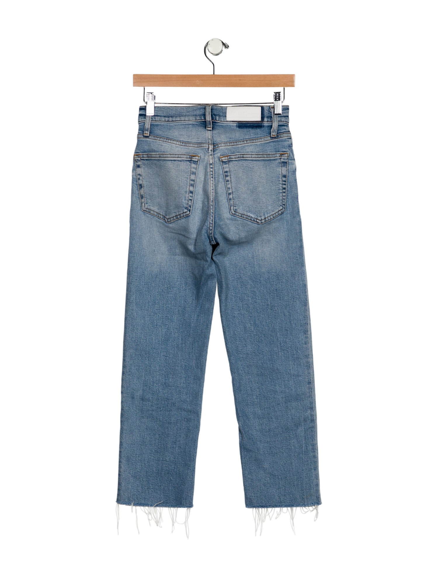 RE/DONE Mid-Rise Straight Leg Jeans