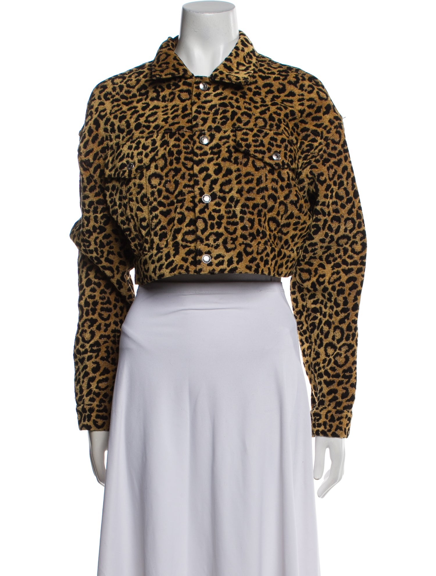RE/DONE Animal Print Bolero
