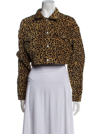 RE/DONE Animal Print Bolero
