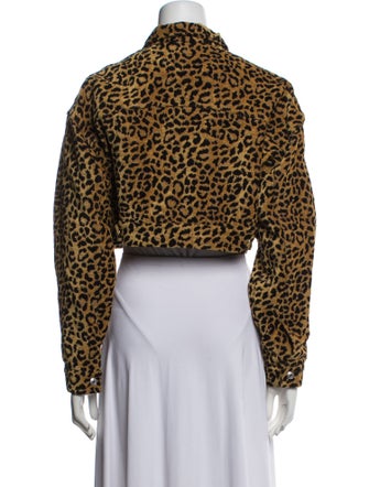 RE/DONE Animal Print Bolero