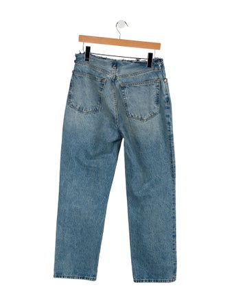 RE/DONE High-Rise Wide Leg Jeans