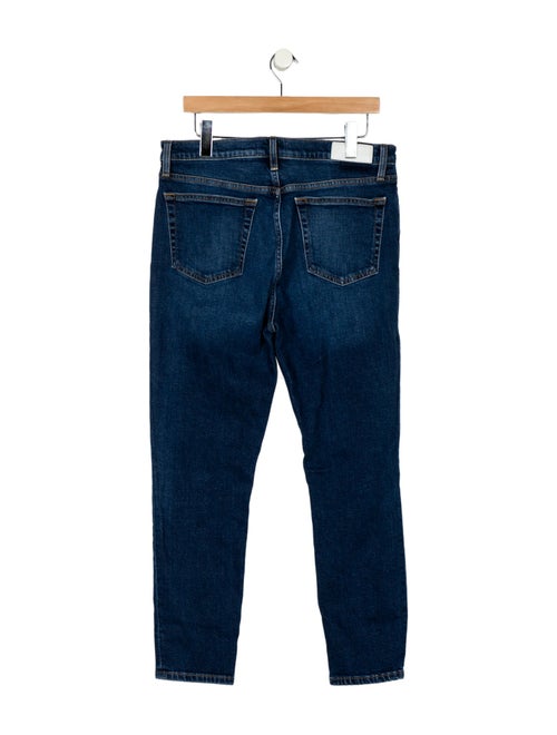 RE/DONE High-Rise Straight Leg Jeans