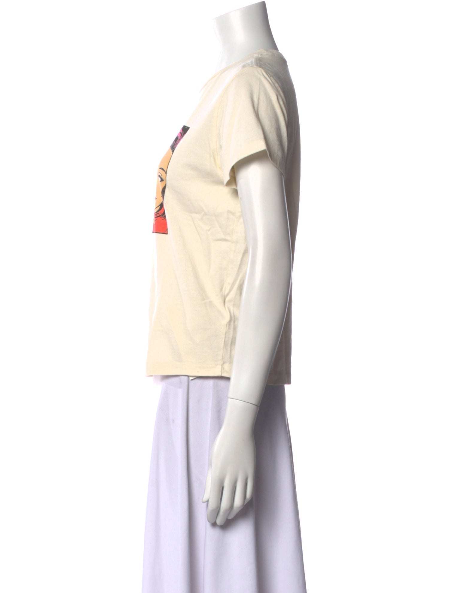 RE/DONE Graphic Print Crew Neck T-Shirt