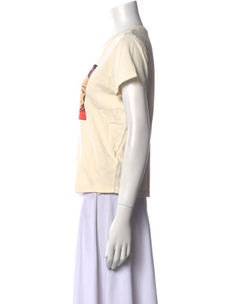 RE/DONE Graphic Print Crew Neck T-Shirt