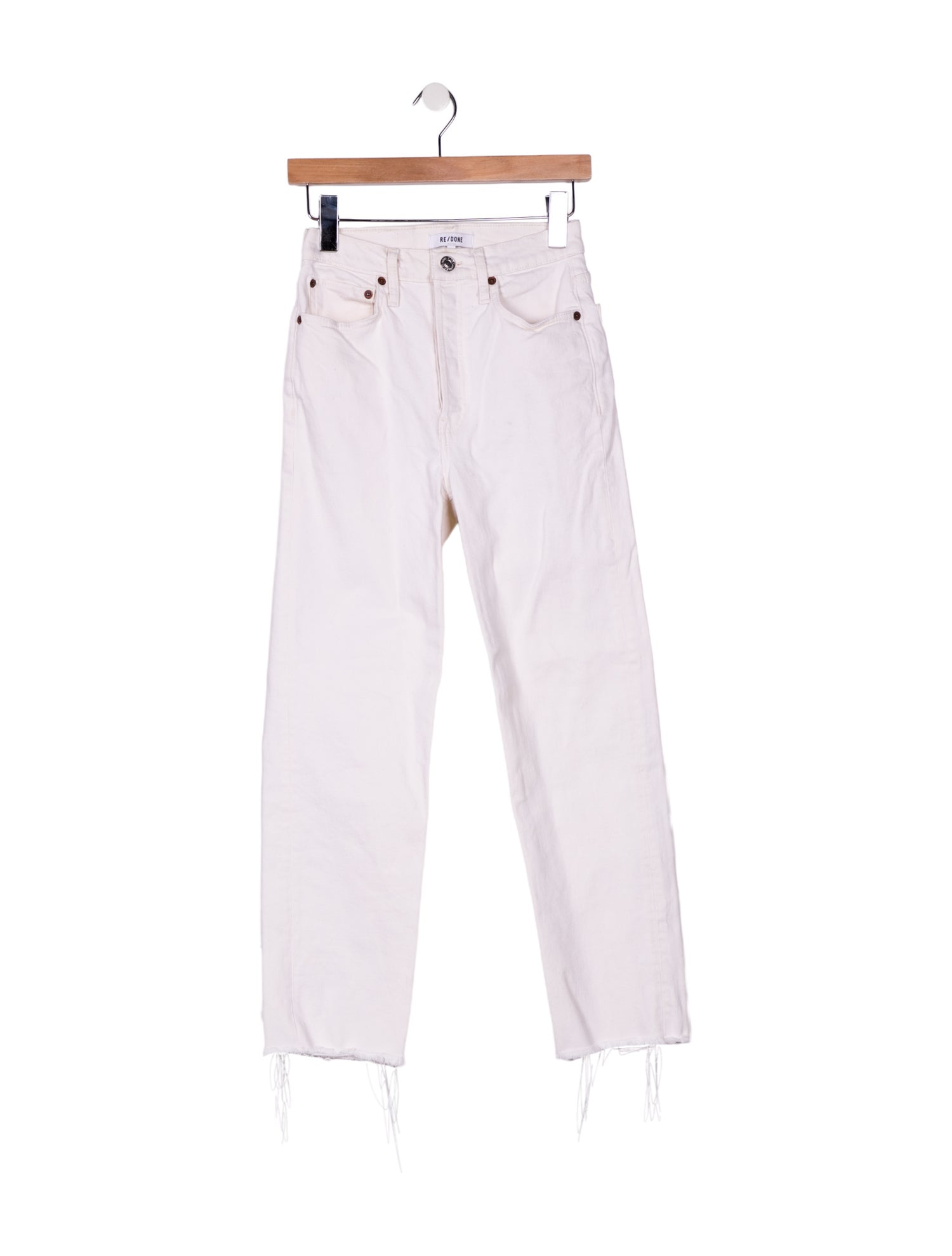 RE/DONE High-Rise Straight Leg Jeans