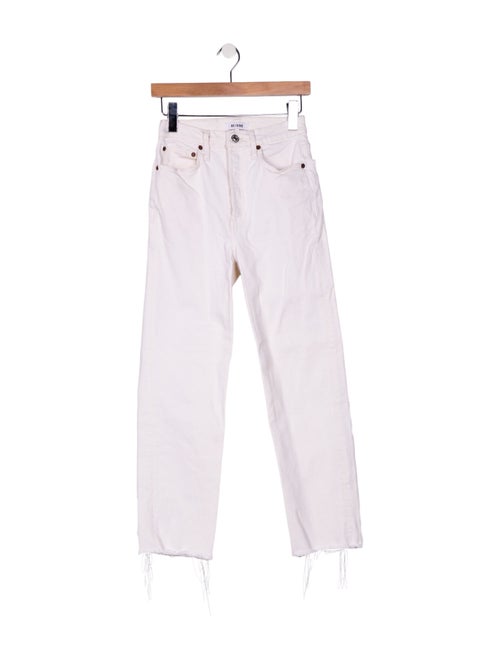 RE/DONE High-Rise Straight Leg Jeans