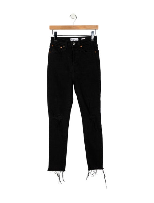 RE/DONE High-Rise Straight Leg Jeans