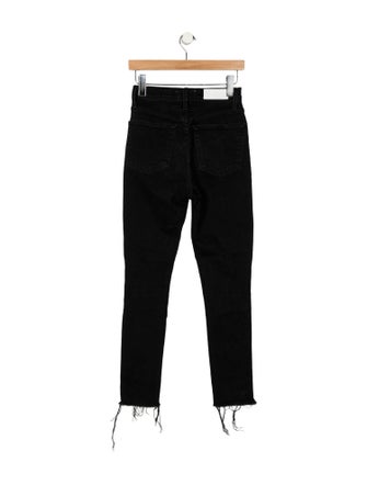 RE/DONE High-Rise Straight Leg Jeans
