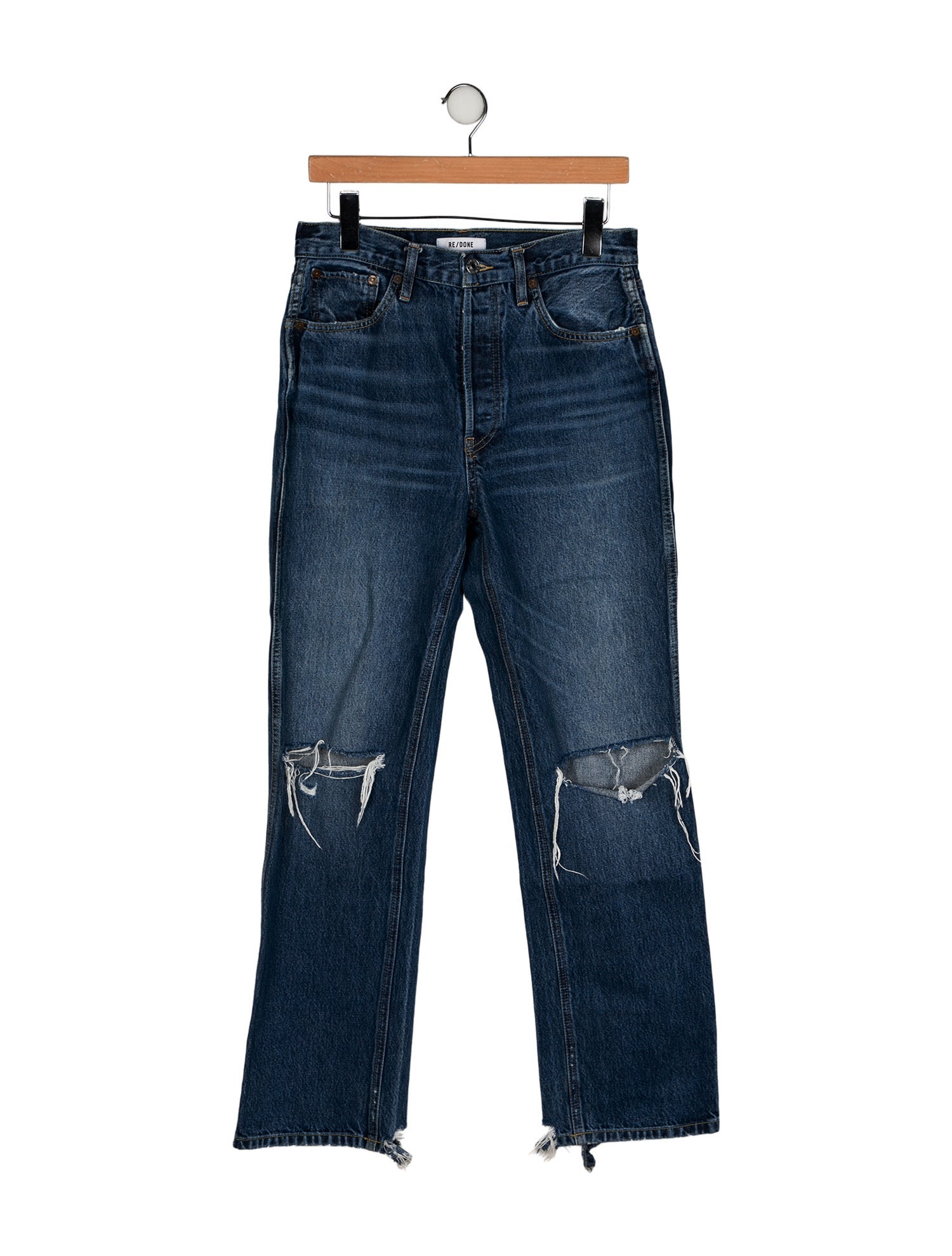RE/DONE Mid-Rise Wide Leg Jeans