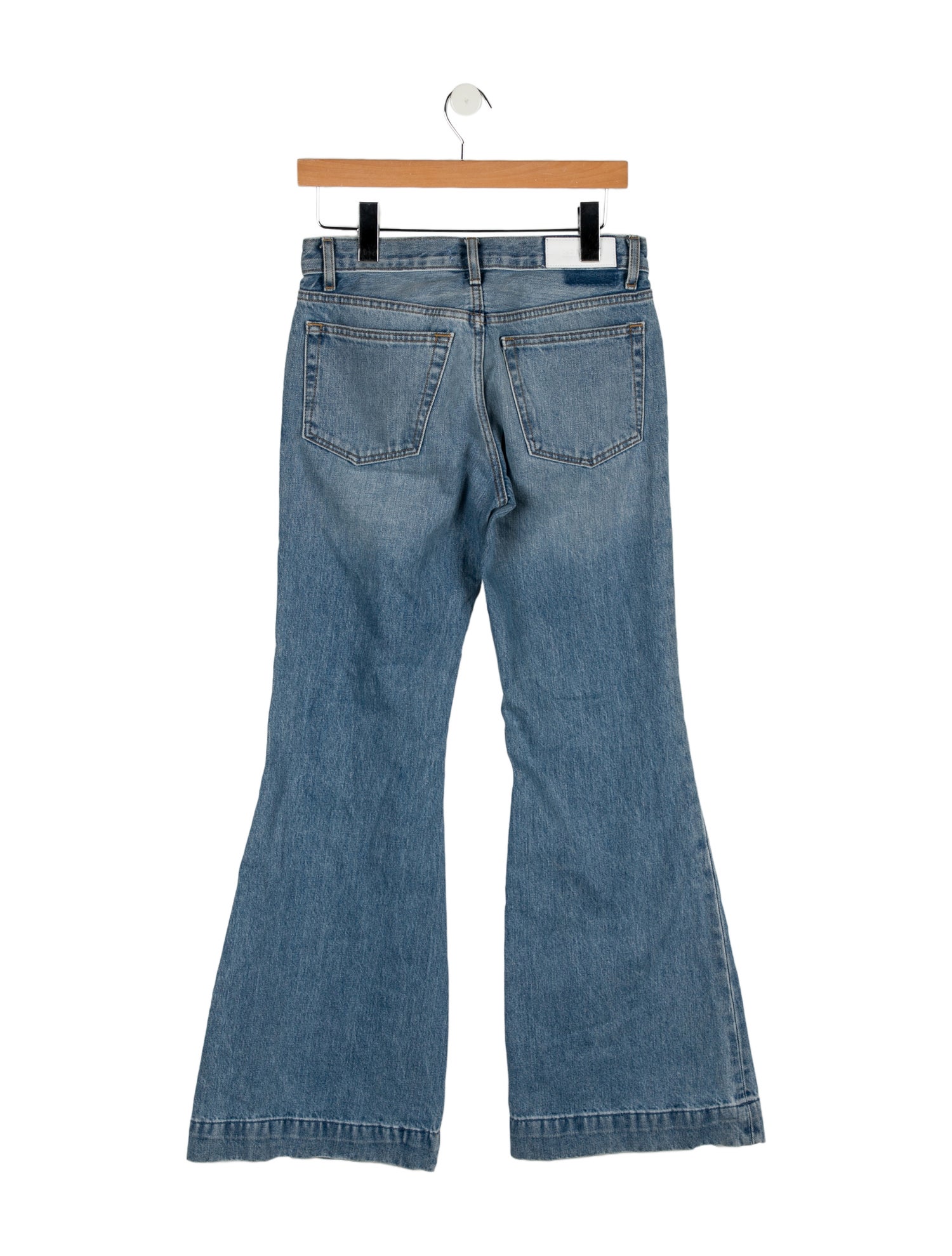 RE/DONE Mid-Rise Wide Leg Jeans