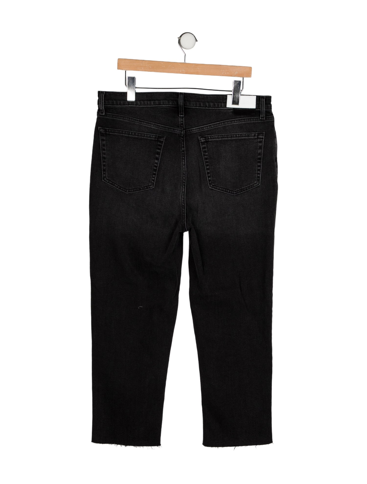 RE/DONE High-Rise Straight Leg Jeans