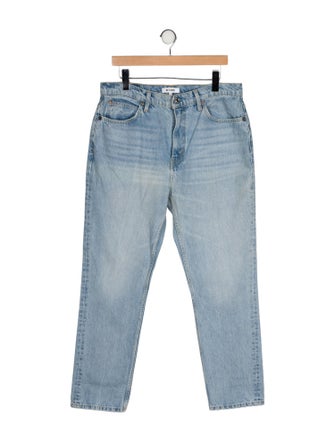 RE/DONE High-Rise Straight Leg Jeans