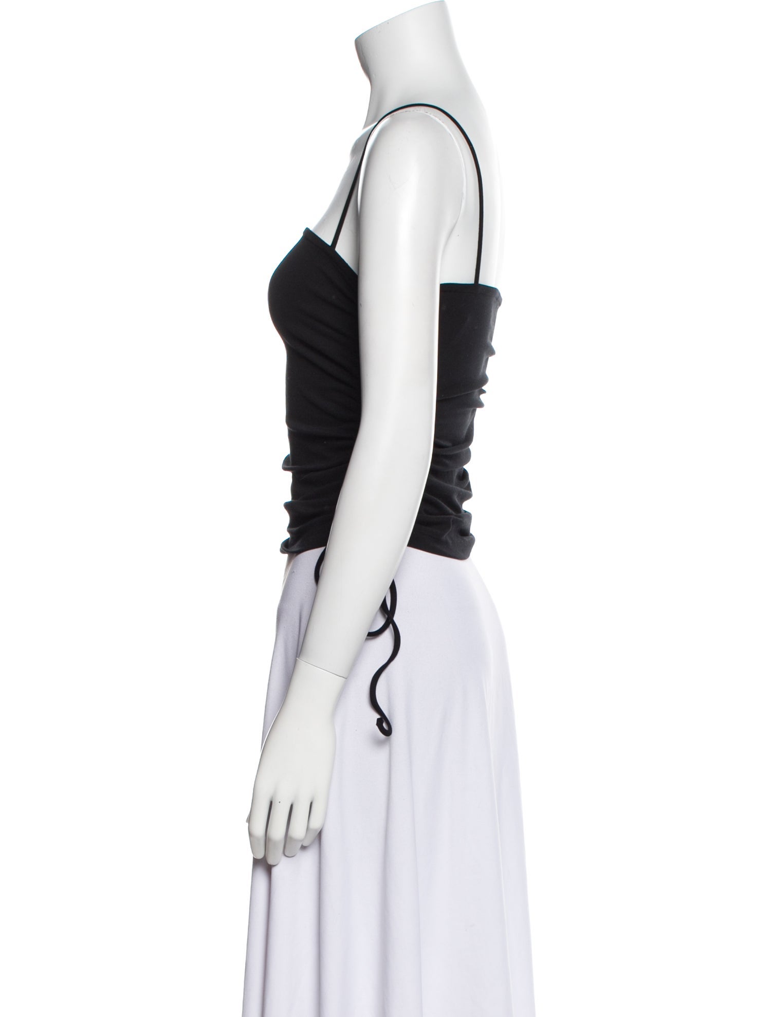 RE/DONE Square Neckline Sleeveless Crop Top