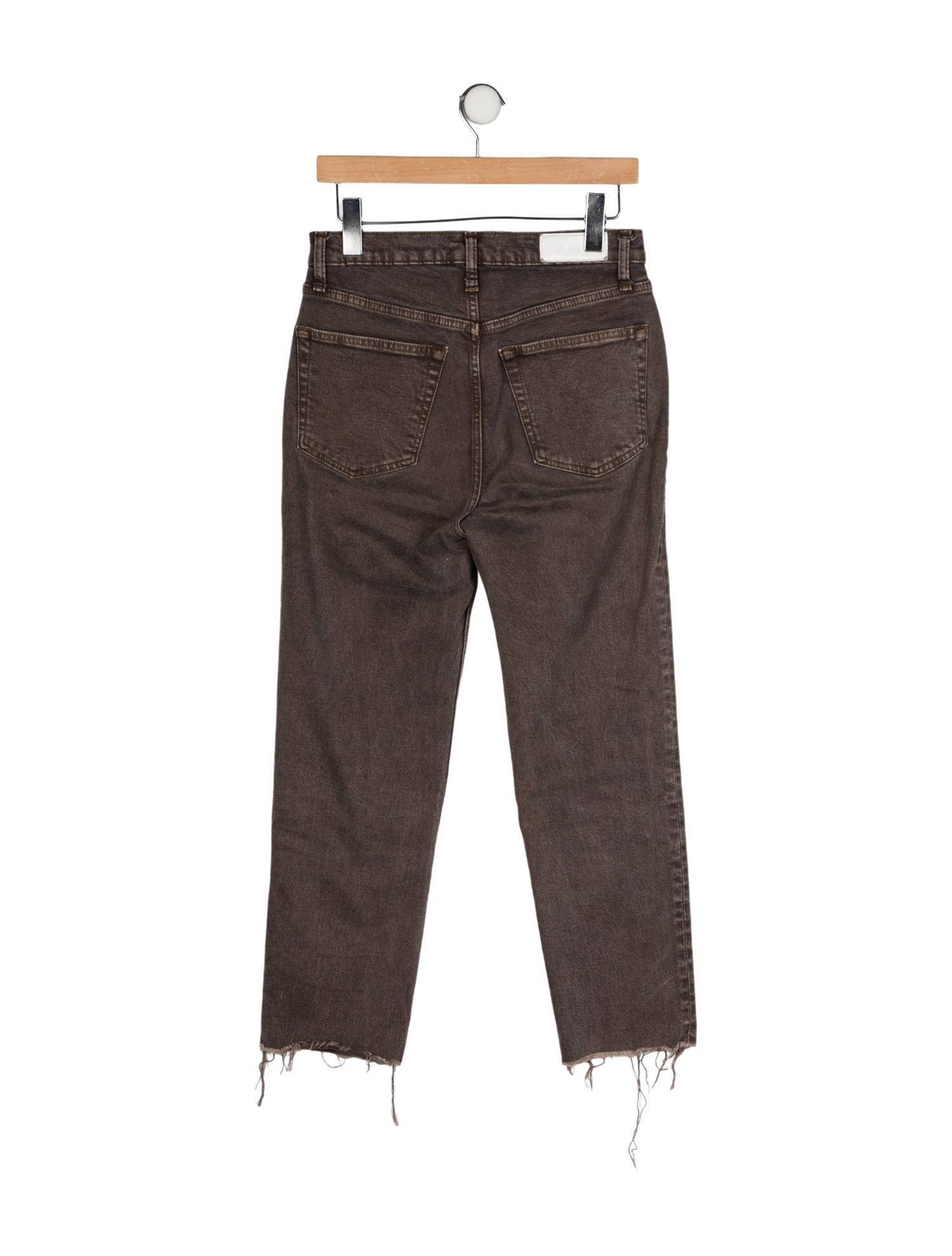 RE/DONE High-Rise Straight Leg Jeans