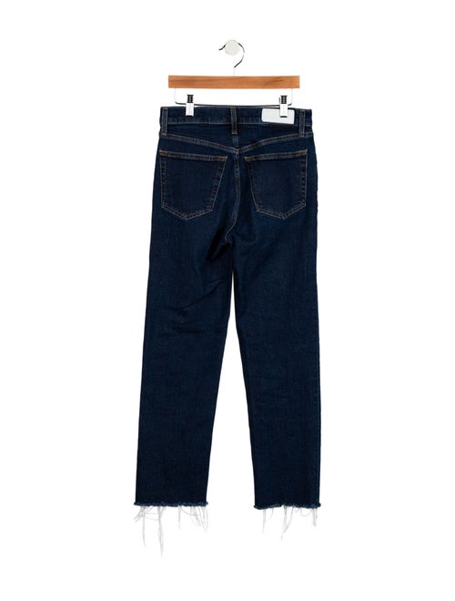 RE/DONE High-Rise Straight Leg Jeans