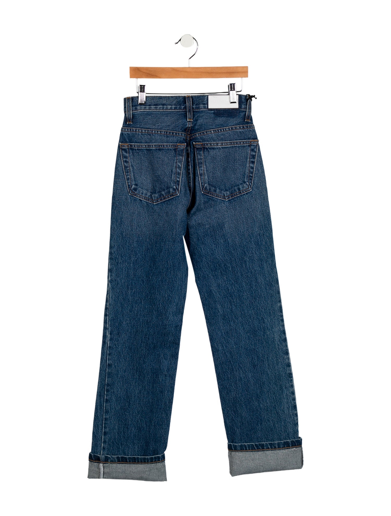 RE/DONE Mid-Rise Wide Leg Jeans w/ Tags