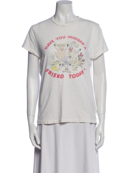 RE/DONE Graphic Print Crew Neck T-Shirt