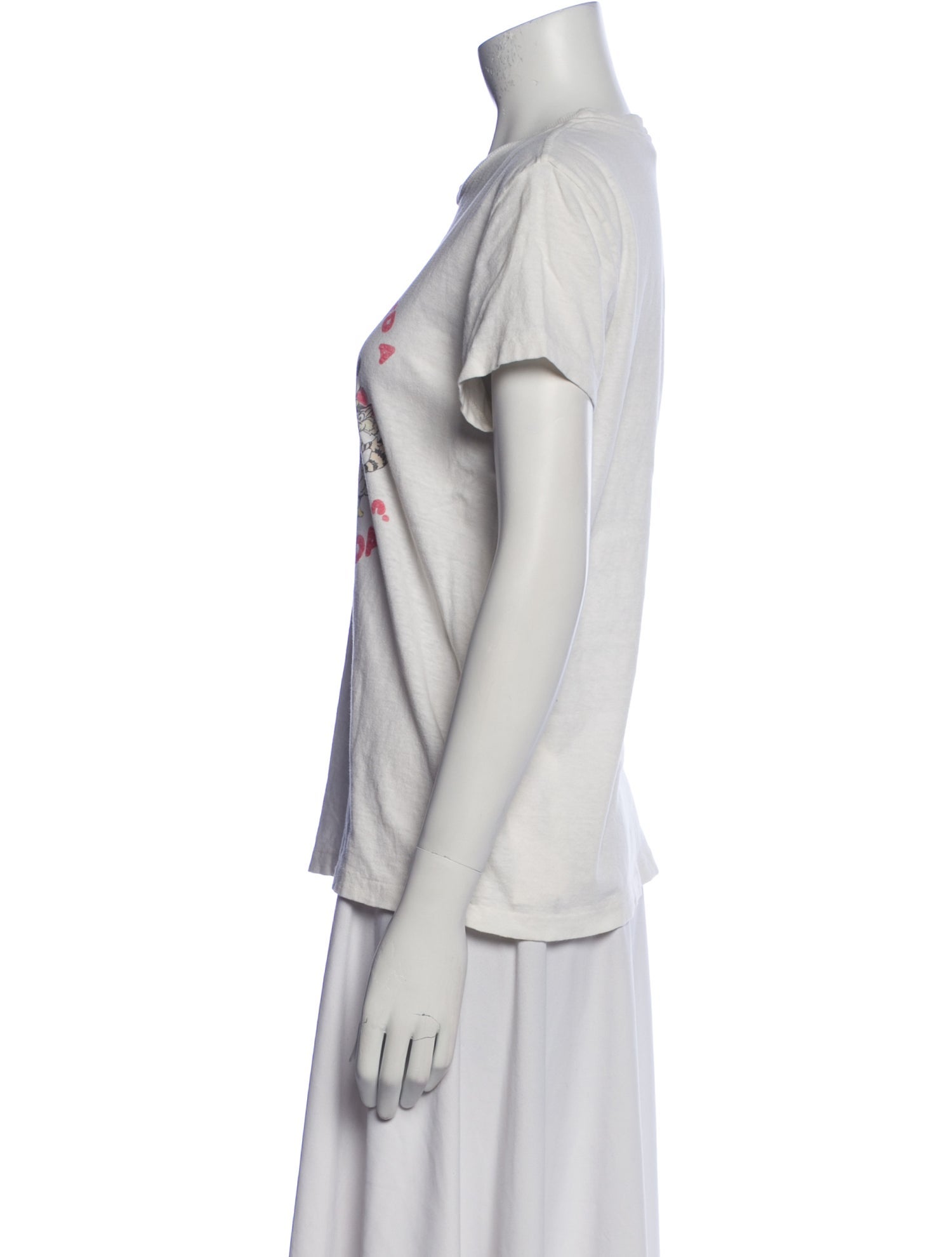 RE/DONE Graphic Print Crew Neck T-Shirt