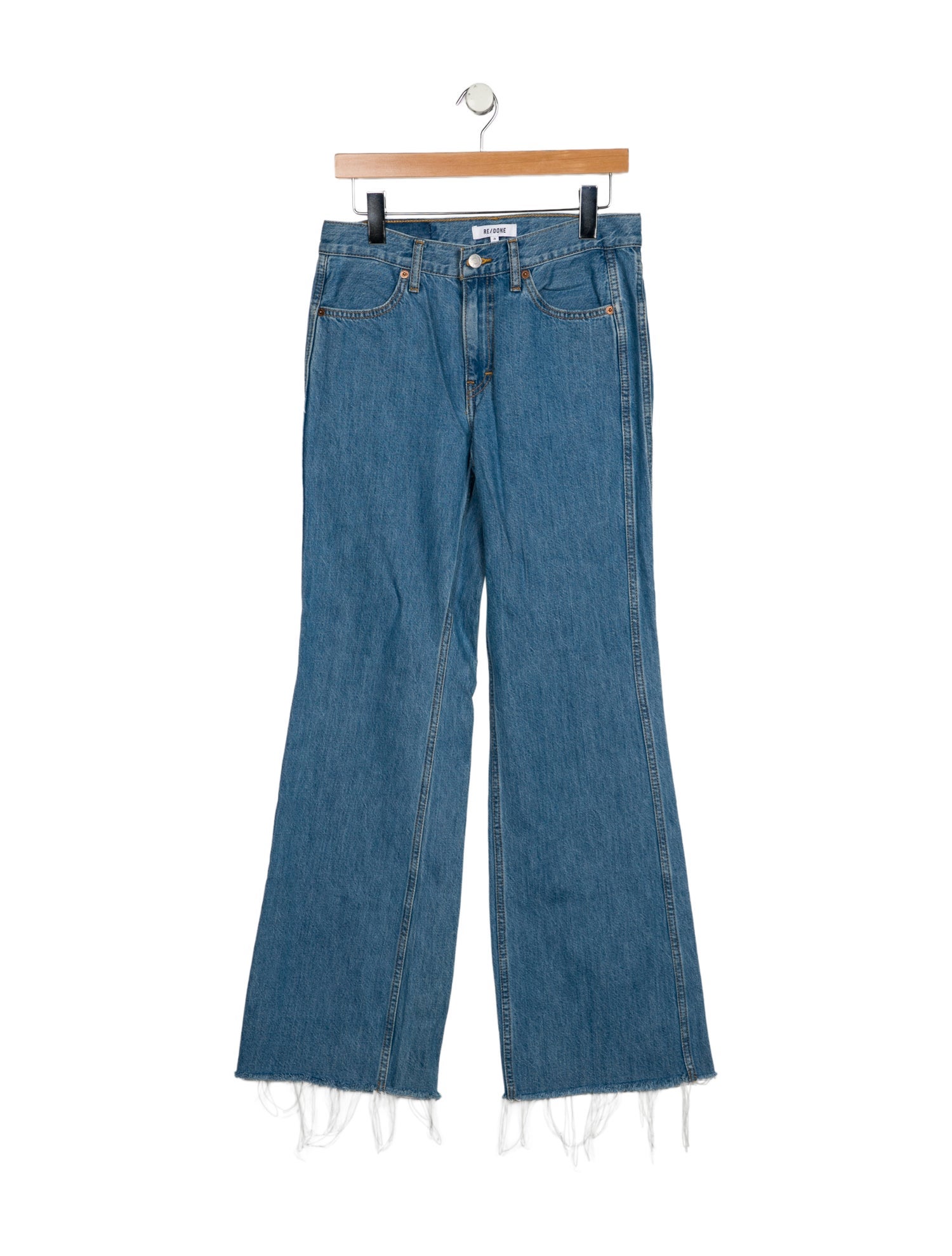 RE/DONE Mid-Rise Wide Leg Jeans