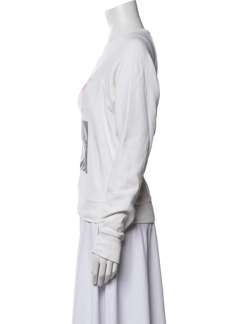 RE/DONE Graphic Print Crew Neck Sweatshirt