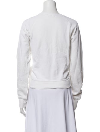 RE/DONE Graphic Print Crew Neck Sweatshirt