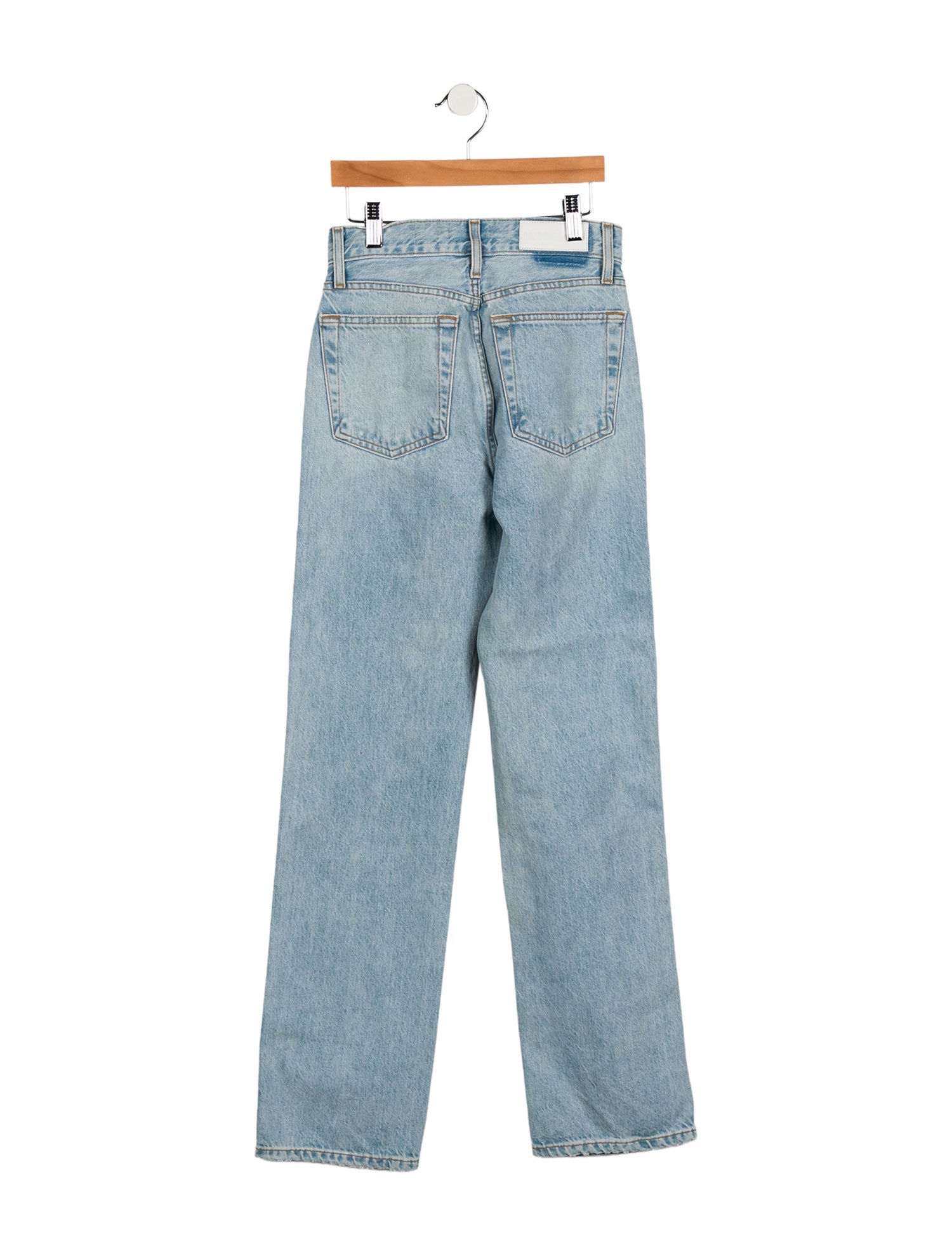 RE/DONE Mid-Rise Straight Leg Jeans