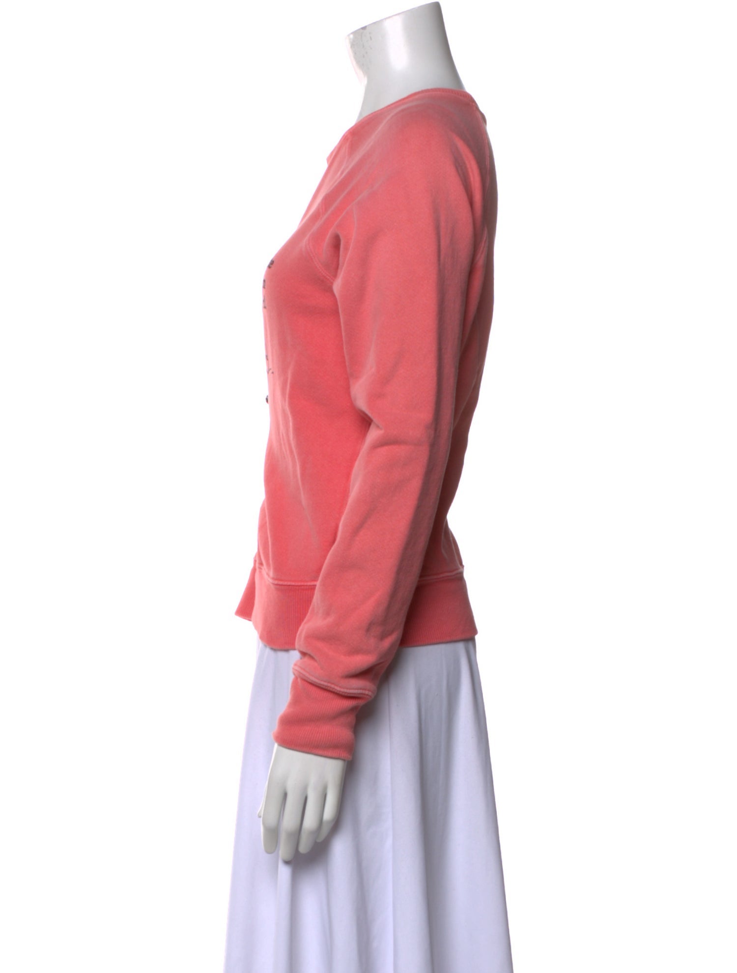 RE/DONE Graphic Print Crew Neck Sweatshirt