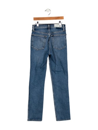 RE/DONE Mid-Rise Straight Leg Jeans