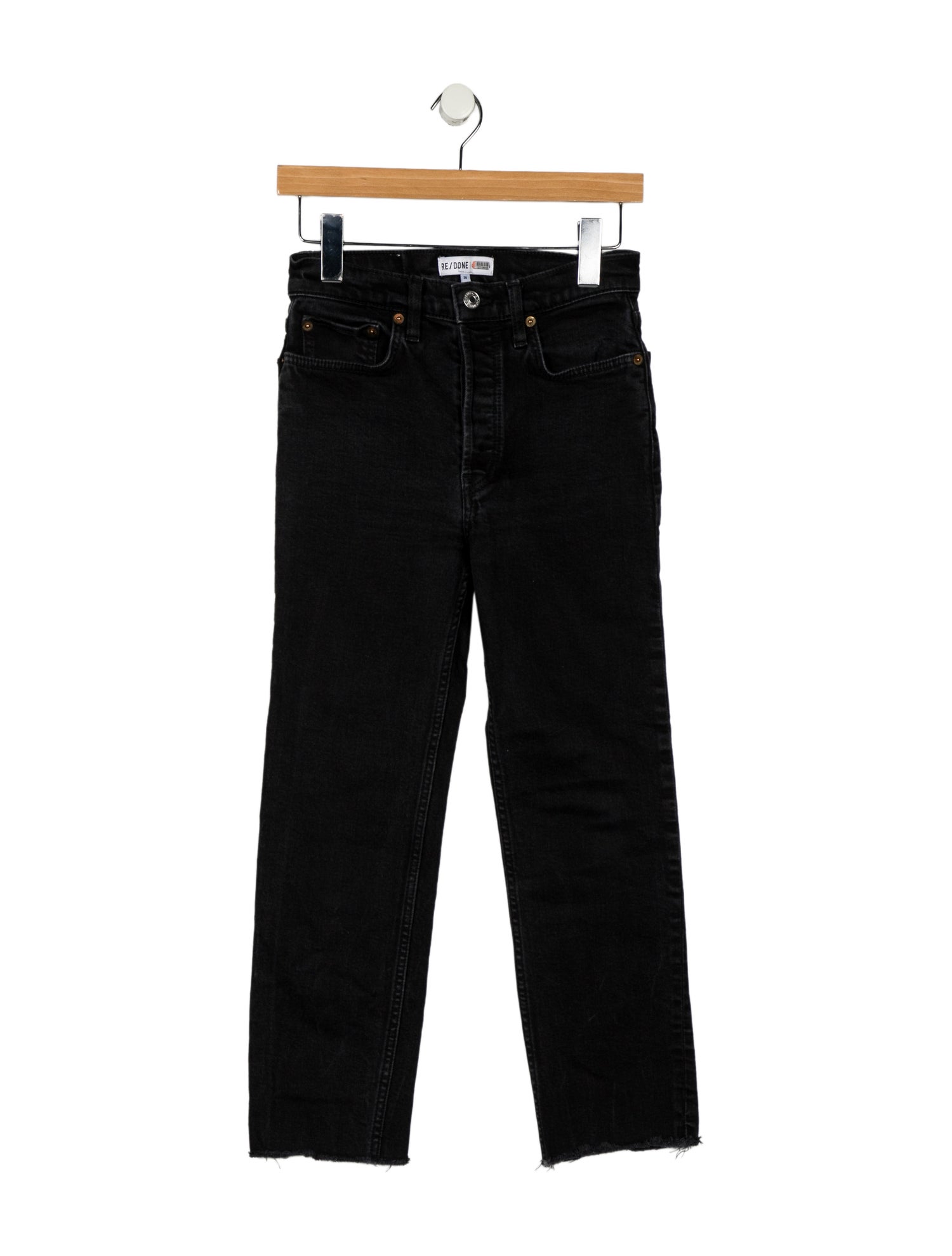 RE/DONE Mid-Rise Straight Leg Jeans