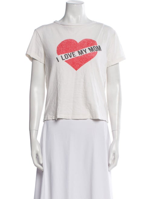 RE/DONE Graphic Print Crew Neck T-Shirt