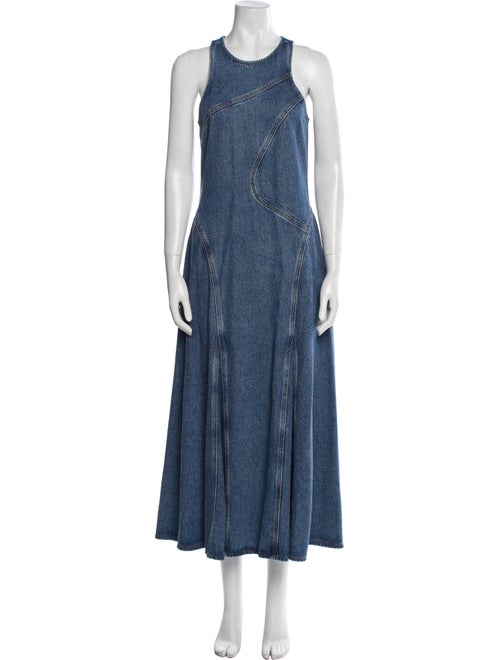 RE/DONE Crew Neck Long Dress