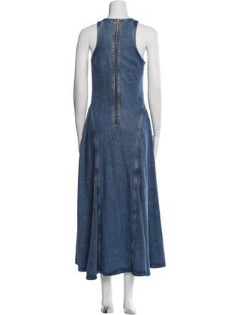 RE/DONE Crew Neck Long Dress