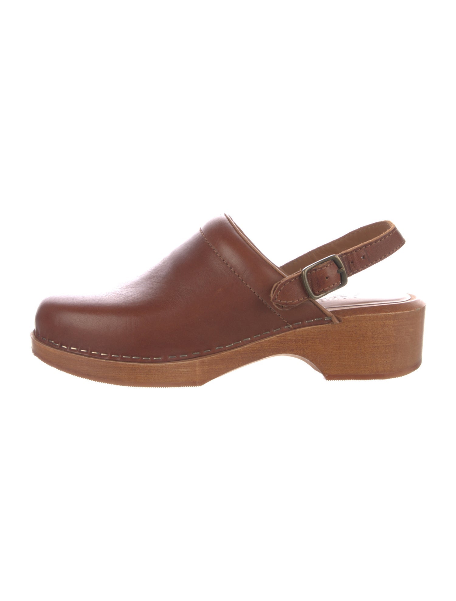 RE/DONE Leather Slingback Flats