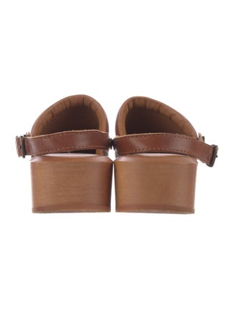 RE/DONE Leather Slingback Flats