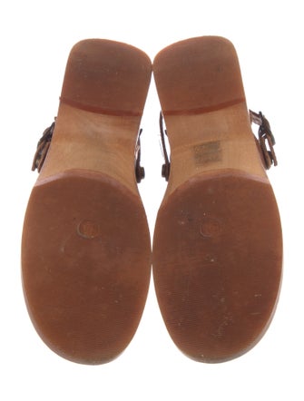 RE/DONE Leather Slingback Flats